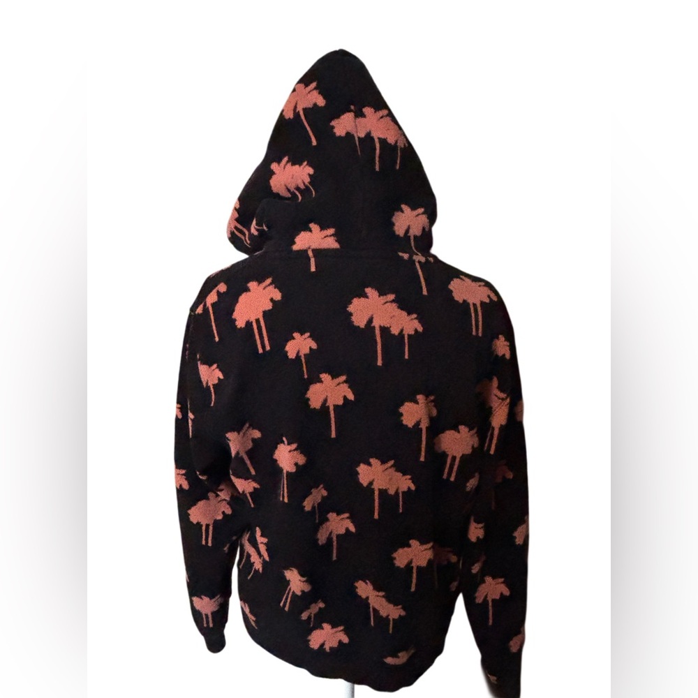 Wesc Black and Orange Palm Print Hoodie Size M - Picture 6 of 11